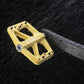 ROCKBROS Cykel Nylon Pedaler Halkfria MTB Flat Pedaler 9/16 tum 3 tätade lager