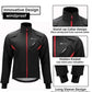 ROCKBROS YPW021 Vinterjacka Cykeljacka herr Vattentät Windbreaker M-4XL
