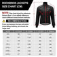 ROCKBROS YPW021 Vinterjacka Cykeljacka herr Vattentät Windbreaker M-4XL