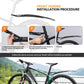ROCKBROS cykel stänkskärm set stänkskärm 26/27,5/28 tum MTB cykel stänkskärm